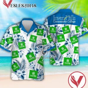 Inver Hills Community College Logo Hawaiian Suit, Perfect Gifts Idea In Holiday - Vesles2014S 1