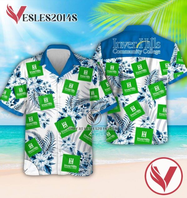 Inver Hills Community College Logo Hawaiian Suit, Perfect Gifts Idea In Holiday - Vesles2014S 1