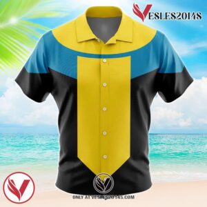 Invincible Hawaiian Button Up Shirt, Perfect Gifts For Anime Lovers - Vesles2014S