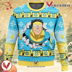 Invincible Ugly Christmas Sweater, Unique Christmas Gift For Fans - Vesles2014S