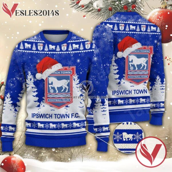 Ipswich Town Sport Ugly Christmas Sweater, Unique Gifts For Fans - Vesles2014aS 1