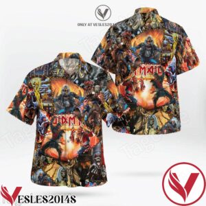 Iron Maiden Legacy Of The Beast World Tour 2022 Hawaiian Shirt, Unique Gifts For Friends - Vesles2014S 1