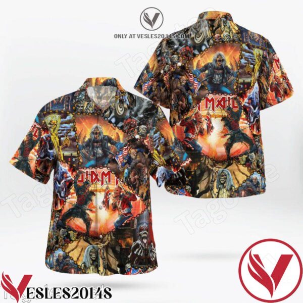 Iron Maiden Legacy Of The Beast World Tour 2022 Hawaiian Shirt, Unique Gifts For Friends - Vesles2014S 1