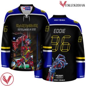 Iron Maiden Somewhere in Time SUB Hockey Jersey - Vesles2014S