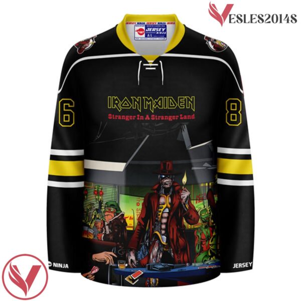 Iron Maiden Stranger in a Strange Land SUB Hockey Jersey - Vesles2014S 2