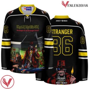 Iron Maiden Stranger in a Strange Land SUB Hockey Jersey - Vesles2014S