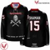 Iron Maiden The Book of Souls Crossbones Hockey Jersey - Vesles2014S
