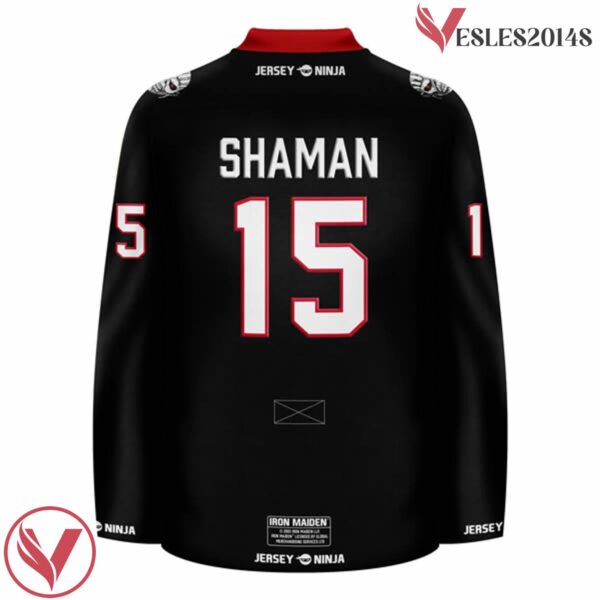 Iron Maiden The Book of Souls Crossbones Hockey Jersey - Vesles2014S 3