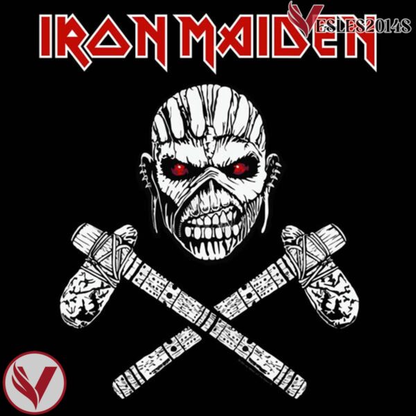 Iron Maiden The Book of Souls Crossbones Hockey Jersey - Vesles2014S 4