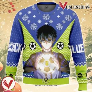 Isagi Yochi Blue Lock Ugly Christmas Sweater, Unique Christmas Gift For Fans - Vesles2014S