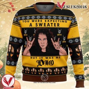 It Was Me Dio Ronnie James Dio Ugly Christmas Sweater, Unique Christmas Gift For Fans - Vesles2014S