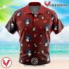 Itachi Uchiha Pattern Naruto Hawaiian Button Up Shirt, Perfect Gifts For Anime Lovers - Vesles2014S