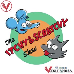 Itchy & Scratchy Simpson Personalized Hockey Jersey, Trending Gifts For Fans - Vesles2014s