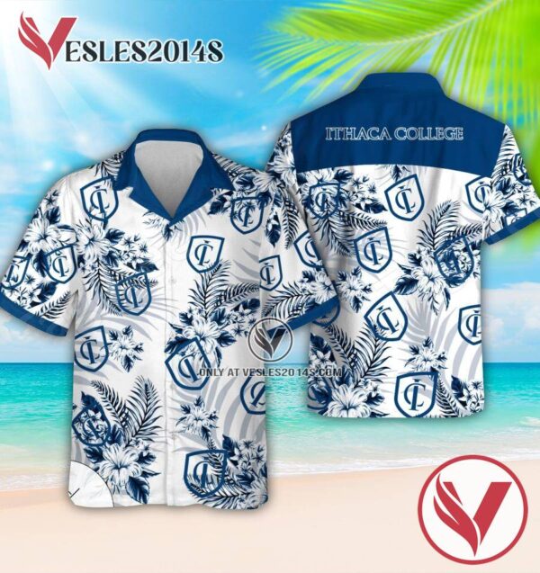 Ithaca College Logo Hawaiian Suit, Perfect Gifts Idea In Holiday - Vesles2014S 1