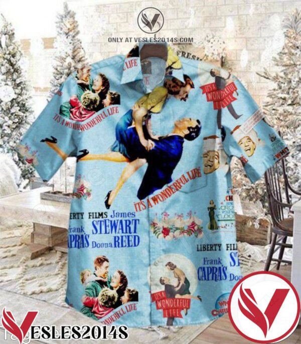 It’s A Wonderful Life Blue Hawaiian Shirt, Unique Gifts For Friends - Vesles2014S 1