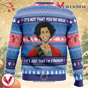 It’s Not That You’re Weak Samurai Champloo Ugly Christmas Sweater, Unique Christmas Gift For Fans - Vesles2014S 1