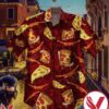 It’s The Most Wonderful Time For Pizza Paisley Red Hawaiian Shirt, Unique Gifts For Friends - Vesles2014S 1
