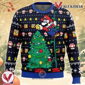 It’s a Tree Mario Bros. Ugly Christmas Sweater, Unique Christmas Gift For Fans - Vesles2014S