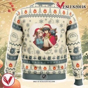 I’ve Been Waiting for Christmas All This Time Howl’s Moving Castle Ugly Christmas Sweater, Unique Christmas Gift For Fans - Vesles2014S 1