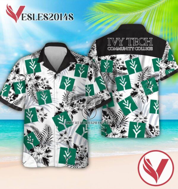 Ivy Tech Community College Logo Hawaiian Shirt, Perfect Gifts Idea In Holiday - Vesles2014S 1