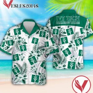 Ivy Tech State College Logo Hawaiian Suit, Perfect Gifts Idea In Holiday - Vesles2014S 1
