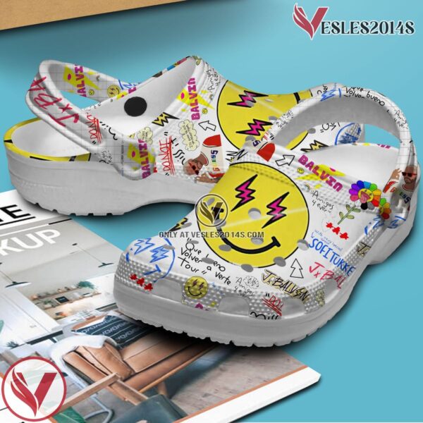 J Balvin Music Crocs Crocband Clogs Shoes, Unique Gifts For Fans Style 1 - Vesles2014S 2