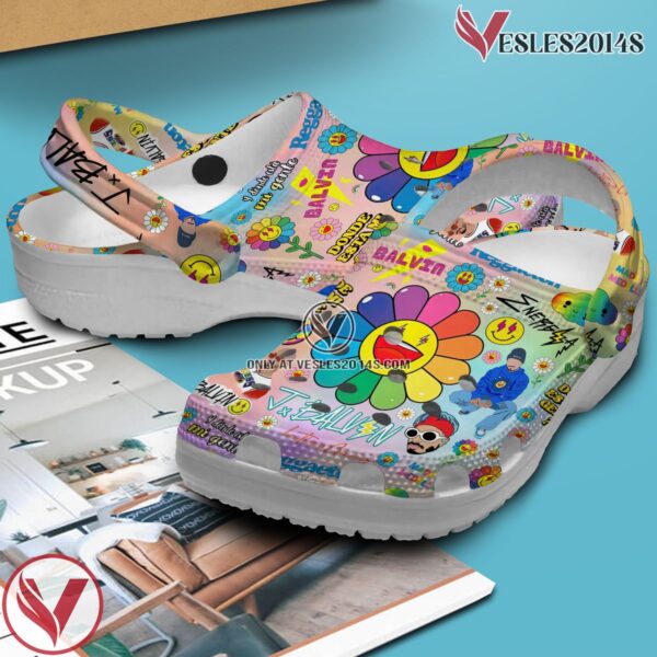 J Balvin Music Crocs Crocband Clogs Shoes, Unique Gifts For Fans Style 2 - Vesles2014S 2