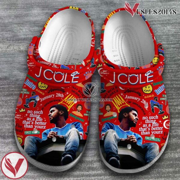 J Cole Rapper Music Crocs Crocband Clogs Shoes, Unique Gifts For Fans Style 1 - Vesles2014S 2
