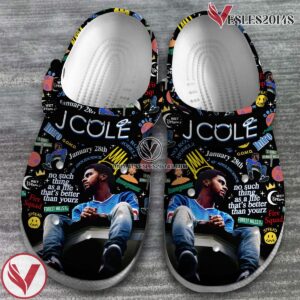 J Cole Rapper Music Crocs Crocband Clogs Shoes, Unique Gifts For Fans Style 2 - Vesles2014S 2