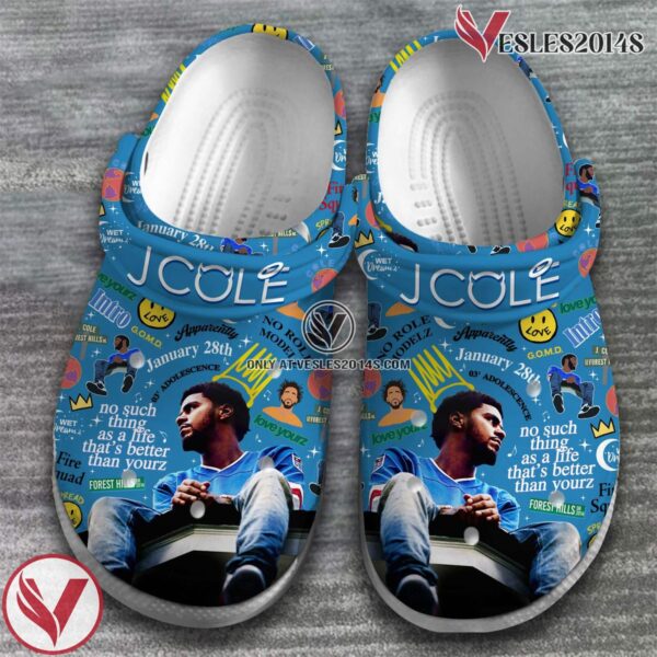 J Cole Rapper Music Crocs Crocband Clogs Shoes, Unique Gifts For Fans Style 3 - Vesles2014S 2