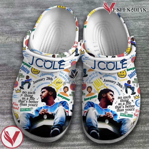 J Cole Rapper Music Crocs Crocband Clogs Shoes, Unique Gifts For Fans Style 5 - Vesles2014S 2