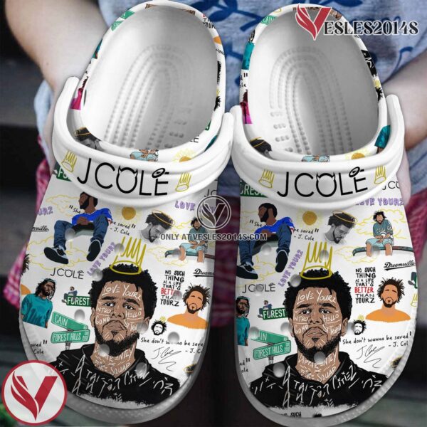 J. Cole Music Crocs Crocband Clogs Shoes, Unique Gifts For Fans Style 3 - Vesles2014S