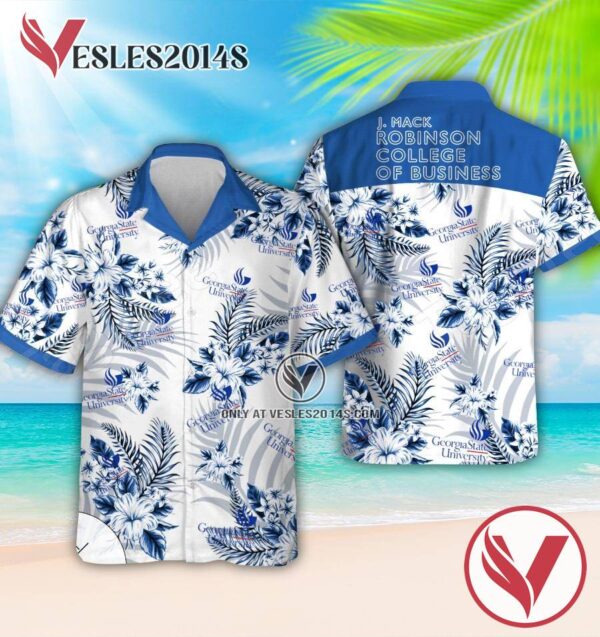 J. Mack Robinson College of Business Logo Aloha Summer Shirt, Perfect Gifts Idea In Holiday - Vesles2014S 1