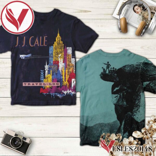J.J. Cale Travel-log Album Cover Shirt, Perfect Gifts For Music Lovers - Vesles2014S
