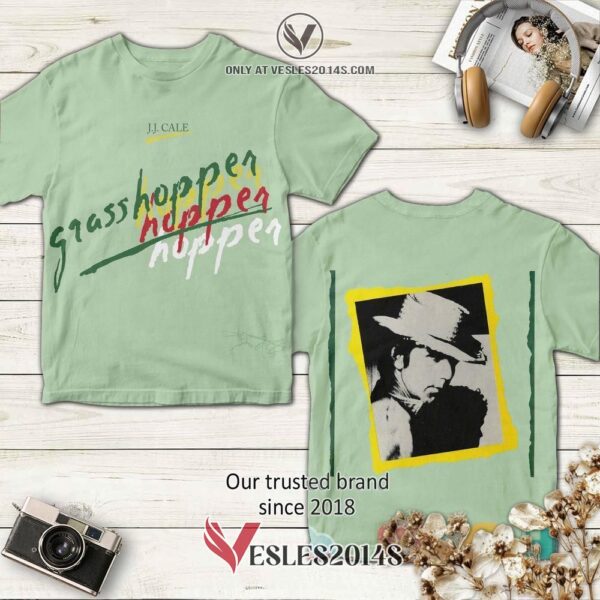JJ Cale Grasshopper Album 3D T-Shirt, Unique Gifts For Music Lovers - Vesles2014S
