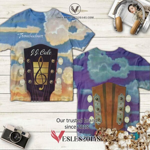 JJ Cale Troubadour Album 3D T-Shirt, Unique Gifts For Music Lovers - Vesles2014S