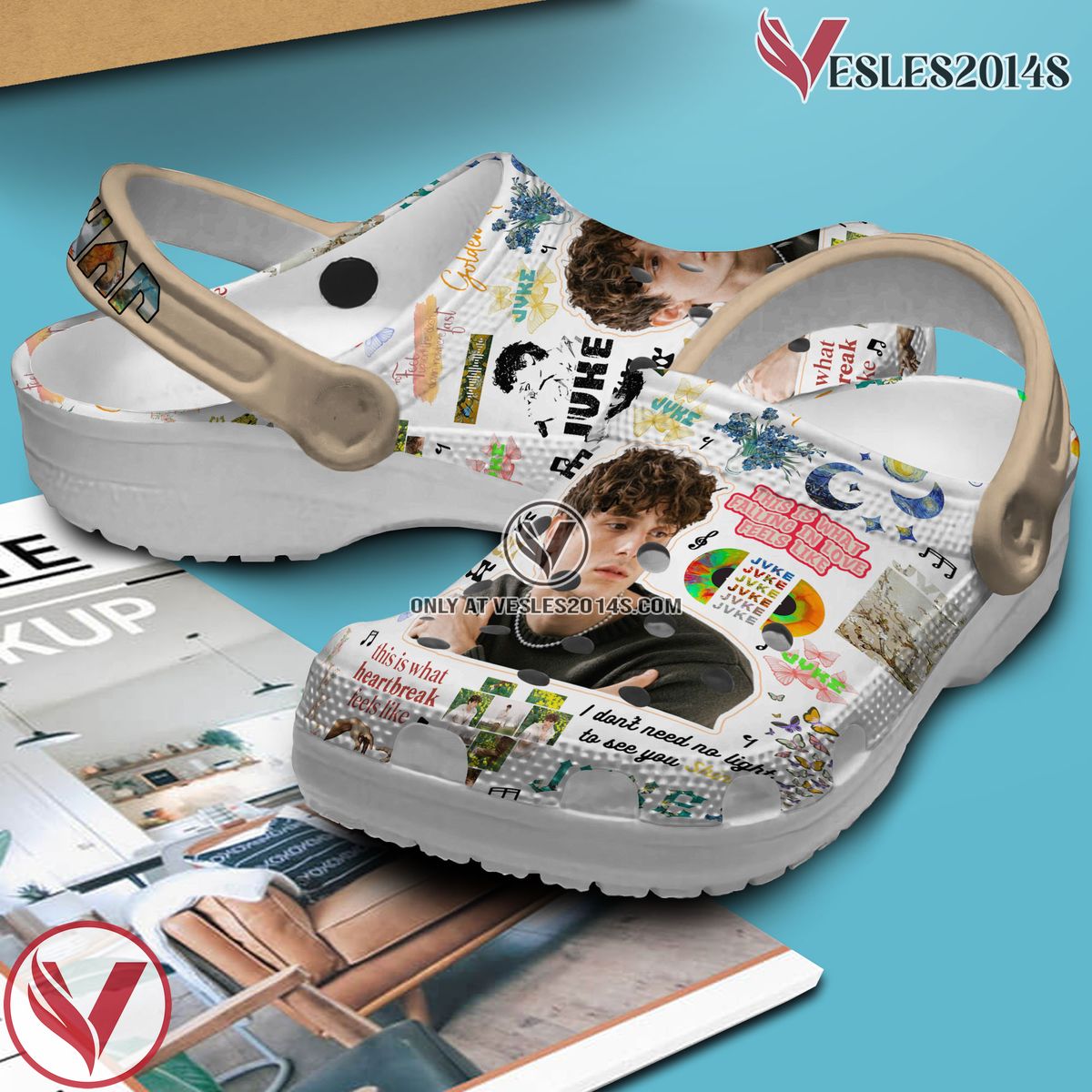 JVKE Music Crocs Crocband Clogs Shoes, Unique Gifts For Fans - Vesles2014S 2