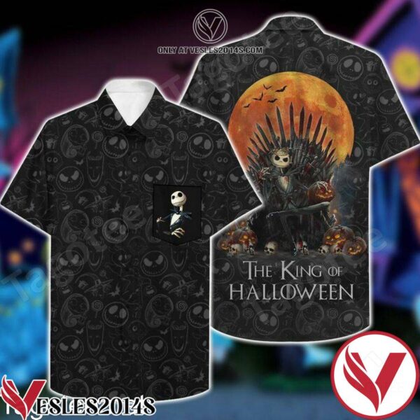 Jack Skellington And Sally The King Of Halloween Hawaiian Shirt, Unique Gifts For Friends - Vesles2014S 1