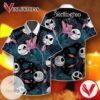 Jack Skellington For men And Women Graphic Print Short Sleeve Hawaiian Casual Shirt Vesles2014S