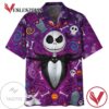 Jack Skellington Happy Halloween Print Short Sleeve Hawaiian Casual Shirt Vesles2014S