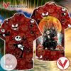 Jack Skellington Hawaiian II Graphic Print Short Sleeve Hawaiian Casual Shirt Vesles2014S