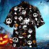 Jack Skellington TNBC Halloween Full Printing Hawaiian Shirt Funny Hawaiian Beach Gift Casual Shirt Vesles2014S