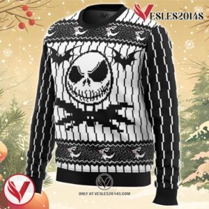 Jack Skellington The Nightmare Before Christmas Ugly Christmas Sweater, Unique Christmas Gift For Fans - Vesles2014S 1