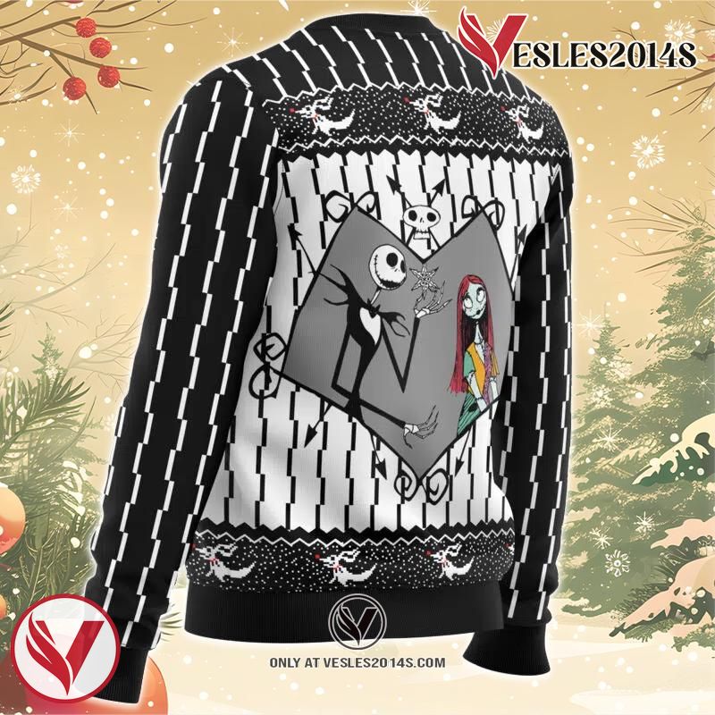 Jack Skellington The Nightmare Before Christmas Ugly Christmas Sweater, Unique Christmas Gift For Fans - Vesles2014S 2