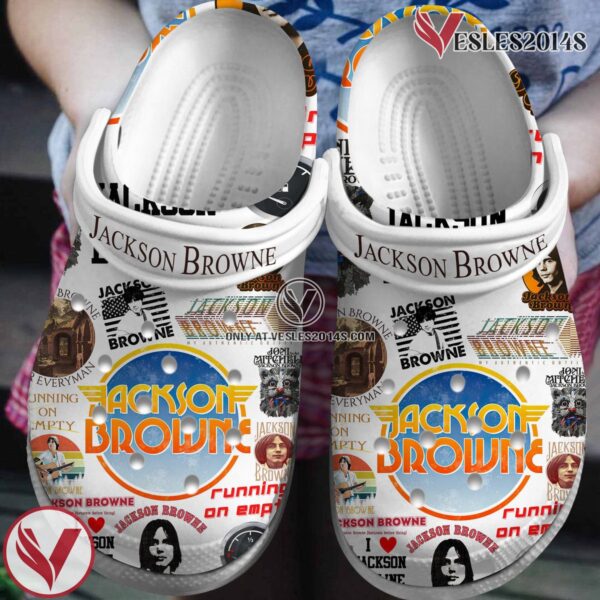 Jackson Browne Music Crocs Crocband Clogs Shoes, Unique Gifts For Fans Style 2 - Vesles2014S