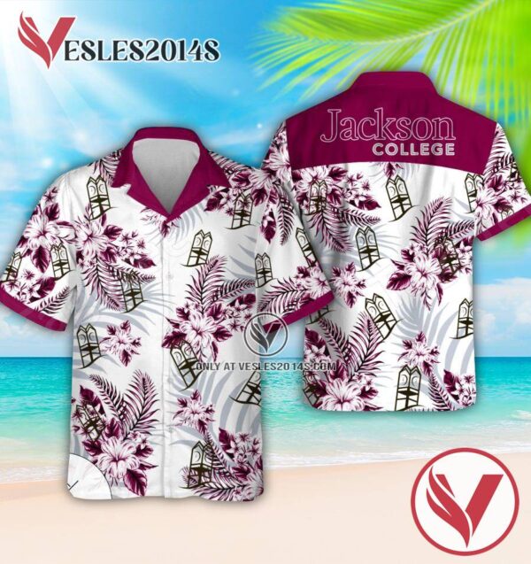 Jackson Community College Logo Hawaiian Suit, Perfect Gifts Idea In Holiday - Vesles2014S 1