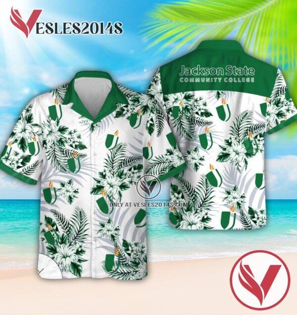 Jackson State Community College Logo Hawaiian Suit, Perfect Gifts Idea In Holiday - Vesles2014S 1