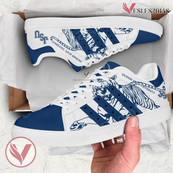 Jackson State Tigers Print Stan Smith Shoes, Best Sneaker For Fans - Vesles2014s 1