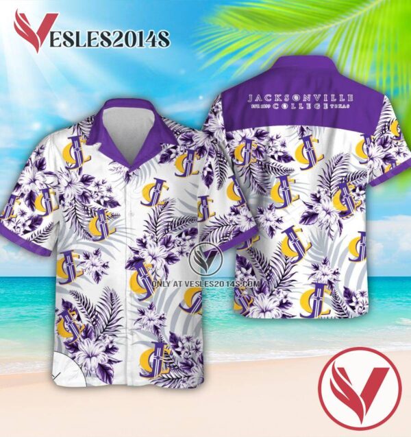 Jacksonville College Logo Hawaiian Suit, Perfect Gifts Idea In Holiday - Vesles2014S 1