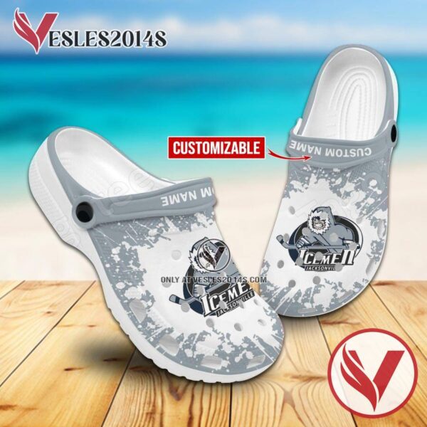 Jacksonville IceMen Logo Crocs Shoes For Men And Women, Unique Clogs Shoes For Fans - Vesles2014S